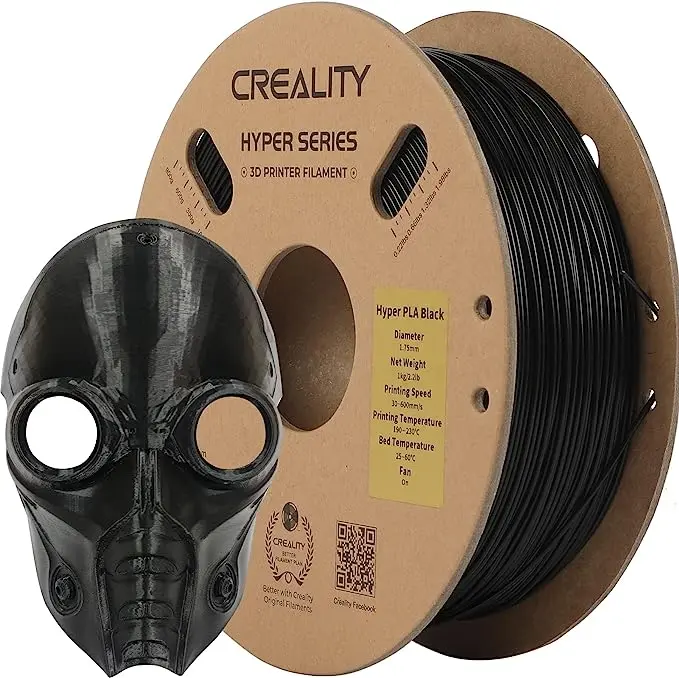 Creality Hyper Pla 3D Printing Filament 1Kg (Black) 1