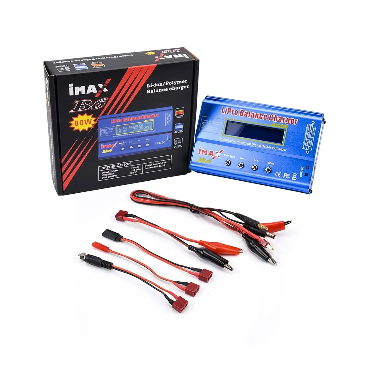 Imax B6 Professional Li-Ion / Polymer Balance Charger / Discharger 80W 6A 1-6 Cells Battery Charger 1