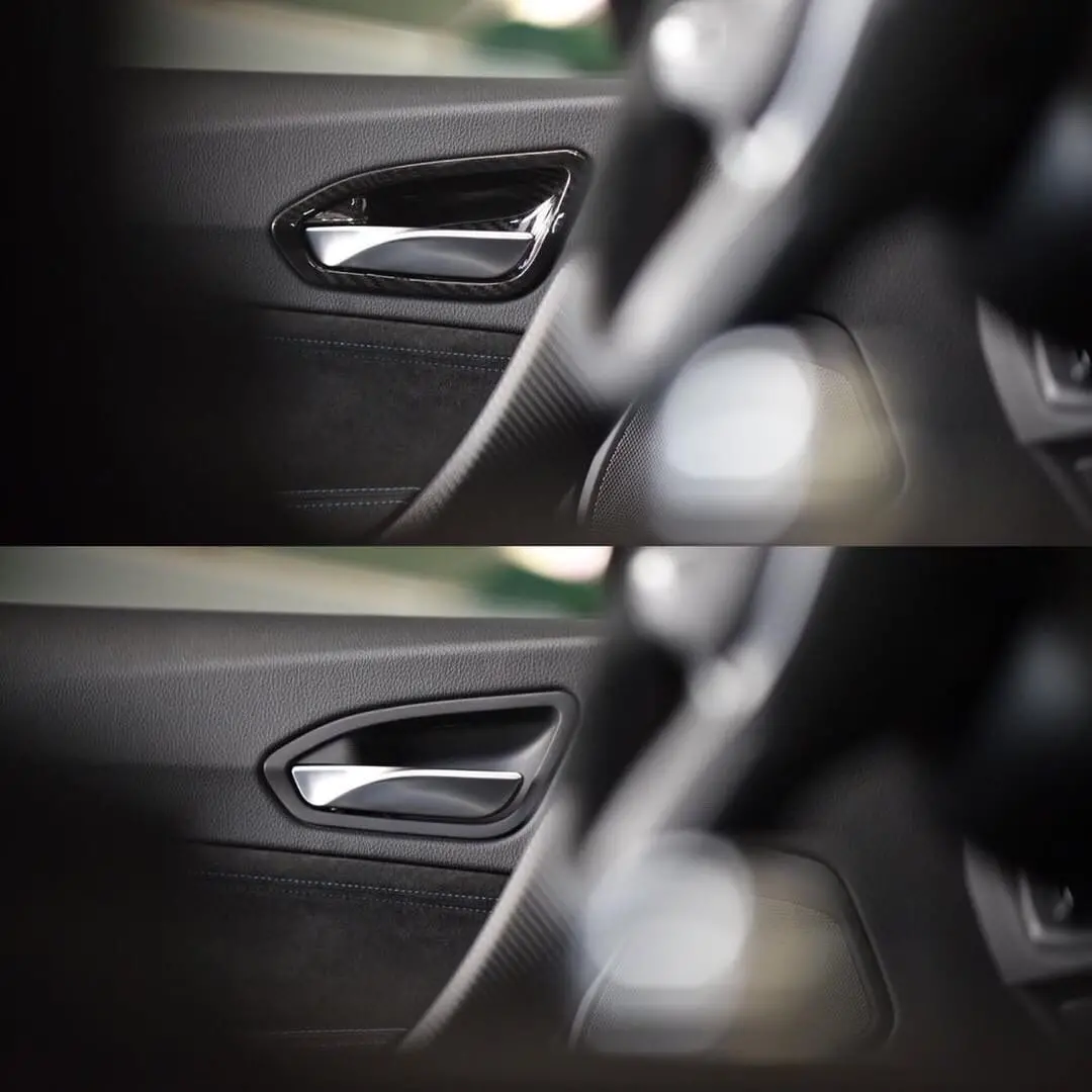 Autotecknic Dry Carbon Interior Door Handle Trim Set - F87 M2 | F22 2-Series | F20 1-Series 6