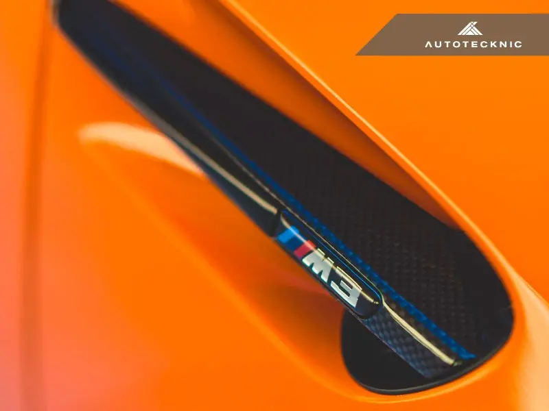 Autotecknic Replacement Carbon Fiber Fender Gills - E90 Sedan / E92 Coupe / E93 Cabrio | M3 2