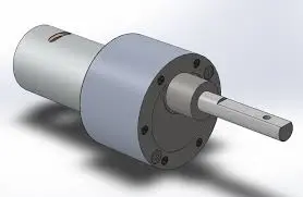 200 Rpm Johnson Dc Gear Motor Side Shaft (New Model) 1