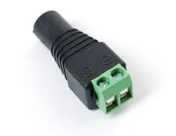 Dc Power Jack Female Connector With 2 Pin Screw Terminal Pbt 2