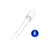 5Mm Blue Clear Led 1