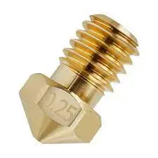 0.25 Mm Nozzle V6 Type For 3D Printer Brass Nozzle (Pack Of 1) 1