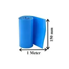 150Mm Pvc Heat Shrink Sleeve For Lithium Cell Battery Pack (1 Meter) 1
