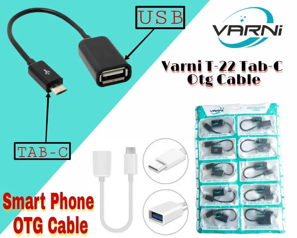 Varni Otg Sync 7 Charge With Type-C Data Cable 1