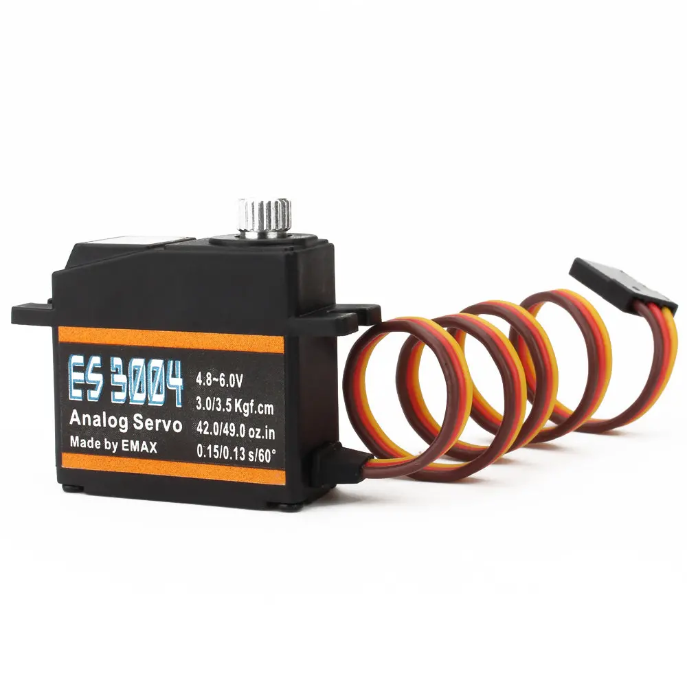 Emax Es3004 17G 3.5Kg 0.13Sec 23T Metal Gear Analog Servo For Rc Airplane Es3104 Upgrade 1