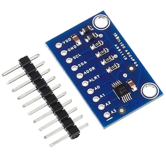 Ads1115 16-Bit Adc- 4 Channel With Programmable Gain Amplifier 2