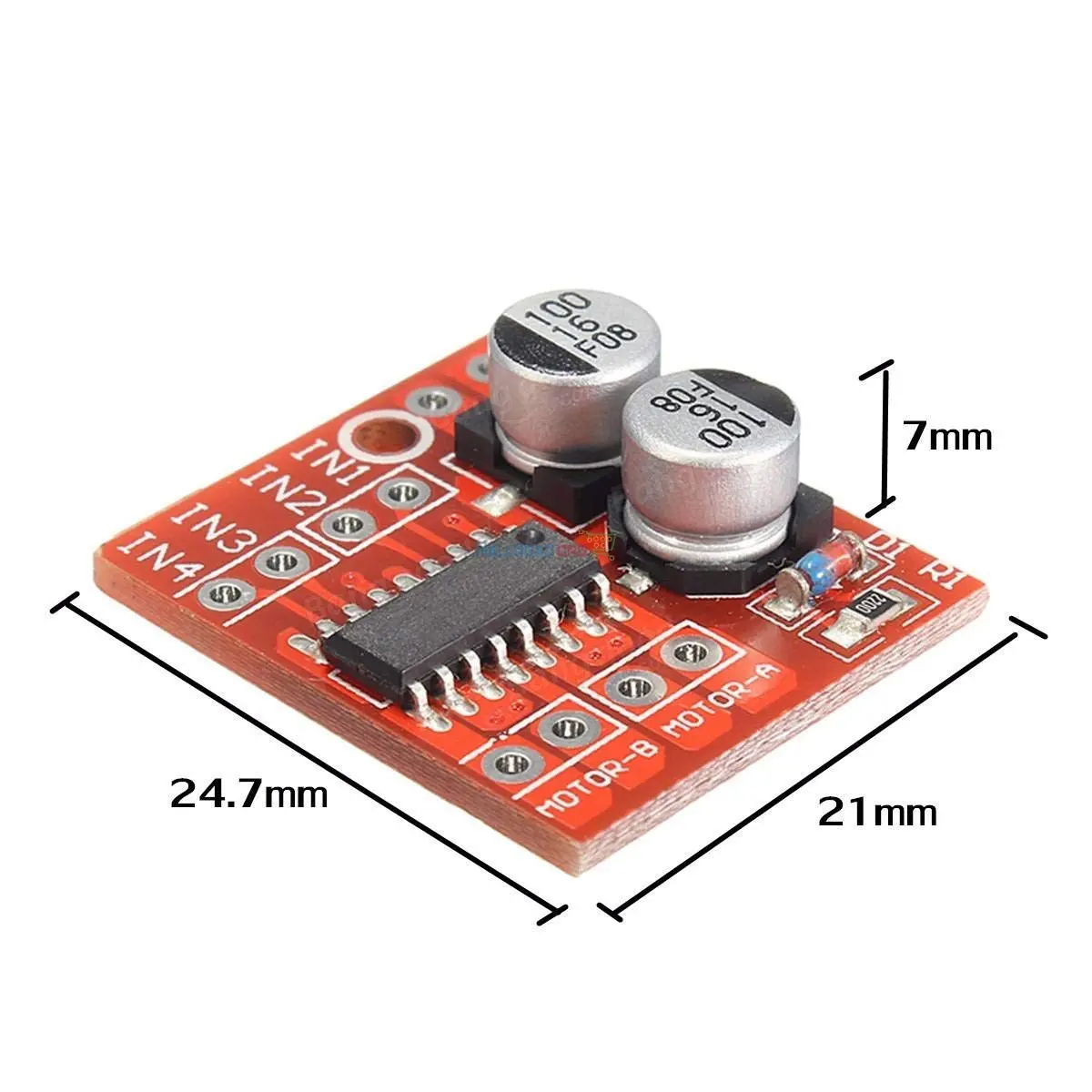 L298n Mini Motor Driver Module 2 Way Dual H Bridge Mx1508 2
