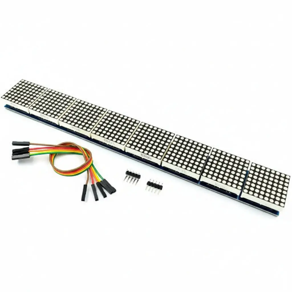 Max7219 8 Digit Led Dot Matrix 8 In 1 Display Module 1