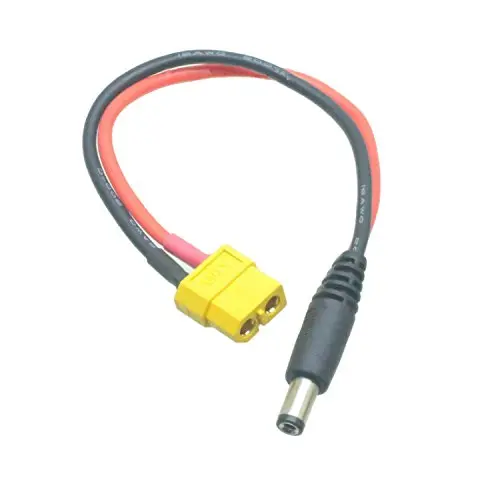 Xt60 Female To Dc Jack Male Power Connector 1