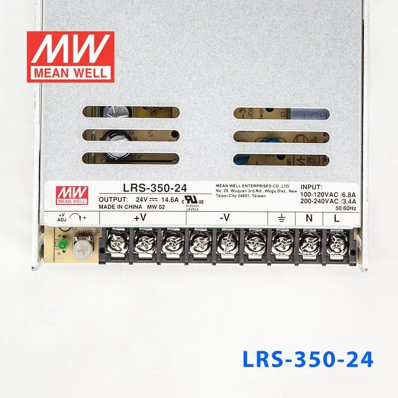 Mean Well Lrs-350-24 – 24V 14.6A – 350.4W Smps Ac To Dc Switching Single Output Power Supply 1