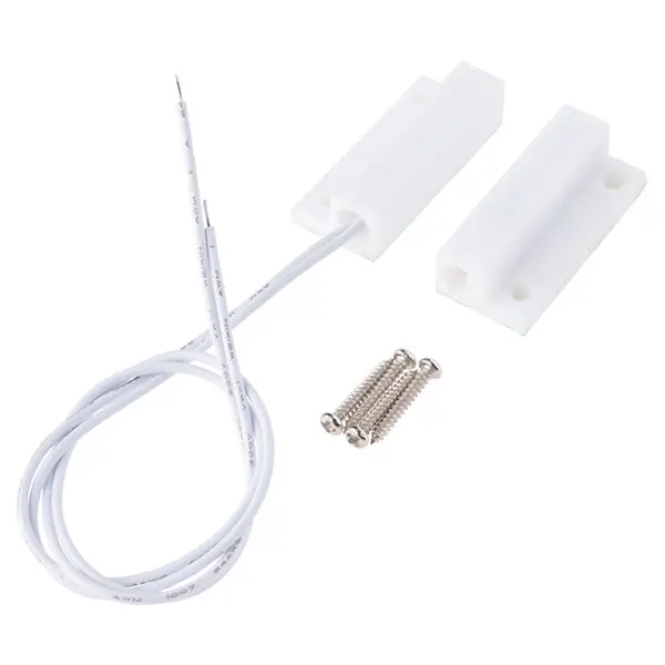 No Magnetic Reed Switch Normally Open N-O Wired Door Window Sensor 1