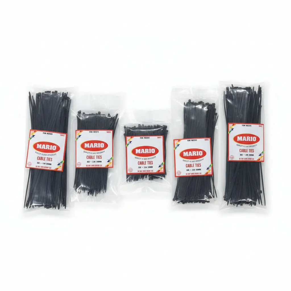 Mario 4.8X300mm Cable Ties Black (Pack Of 100) 2