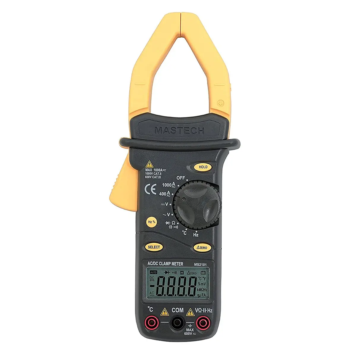 Mastech Ms2001c Digital Ac Clamp Meter Ac Dc Voltage - Ac Amps - Frequency 1
