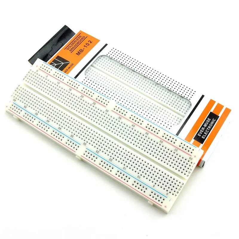 Mb102 830 Points Solderless Prototype Breadboard - Copper 1