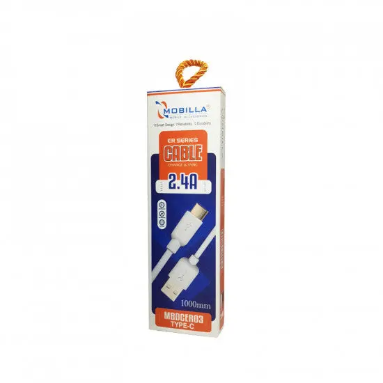 Mobilla Type C Usb Charger Data Cable 2.4 A 1