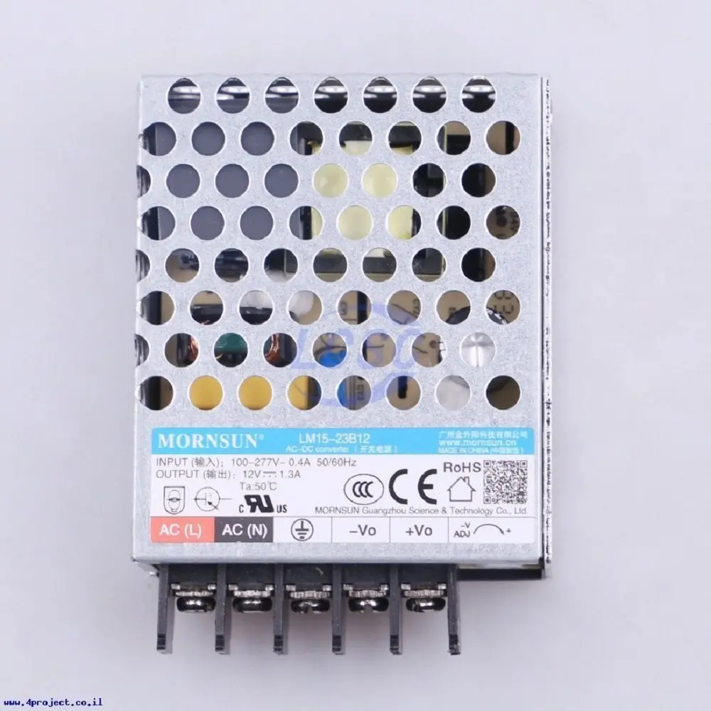 Mornsun Lm15-23B12 – 12V 1.3A 15.6W Smps Ac To Dc Switching Single Output Power Supply 1