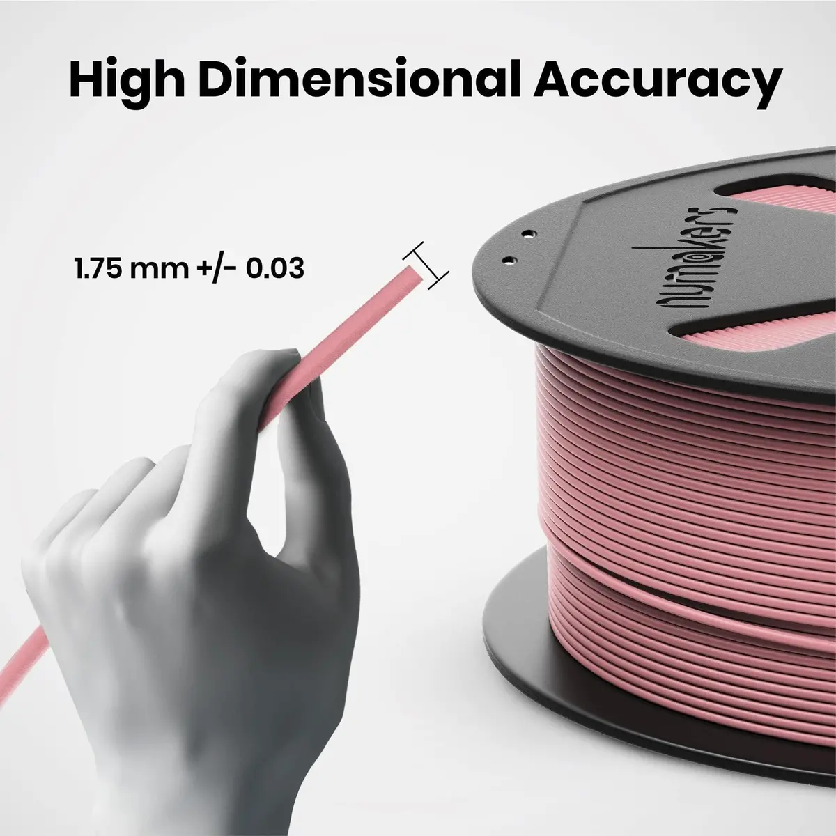 Numakers Pla Pro Filament – Atomic Pink – 1.75 Mm / 1 Kg 2