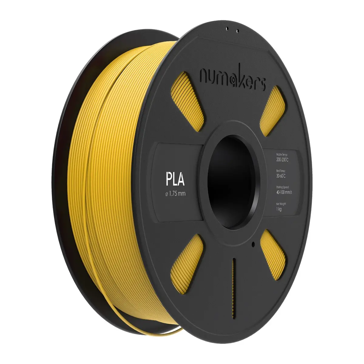 Numakers Pla+ Filament – Bahama Yellow – 1.75 Mm / 1 Kg 1