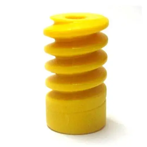 4 Teeth Worm Gear 6Mm Shaft-Yellow 1