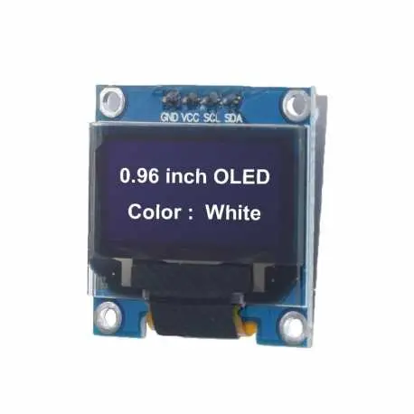 0.96 Inch I2c/Iic 4-Pin Oled Display Module -White 1