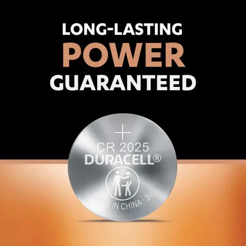 Duracell Cr 2025 Duracell 3V Lithium Coin Battery (Pack Of 1) 2