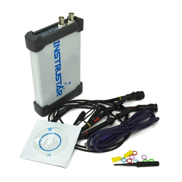 Dso Instrustar Pc Usb Oscilloscope 20M Usb Storage Oscilloscope +Signal Generator + Spectrum Analyzer + Data Recorder (Isds205a) 1