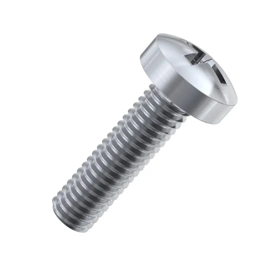 M4x12mm Phillips Pan Head Ss 304 Screw (Pack Of 10) 1