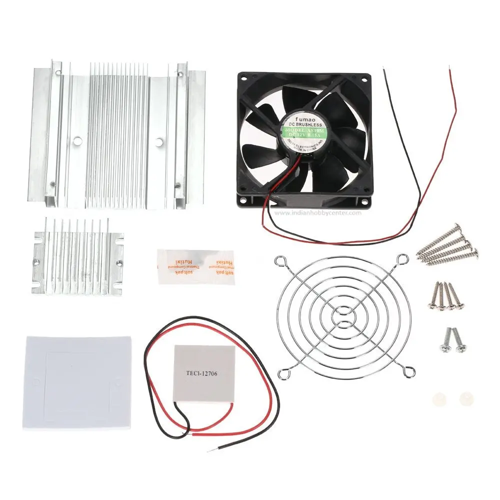 Thermoelectric Peltier Refrigeration Cooling System Diy Kit (Without Tec12706 Peltier) 1