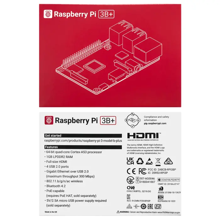 Raspberry Pi 3 Model B+ (Plus) 1