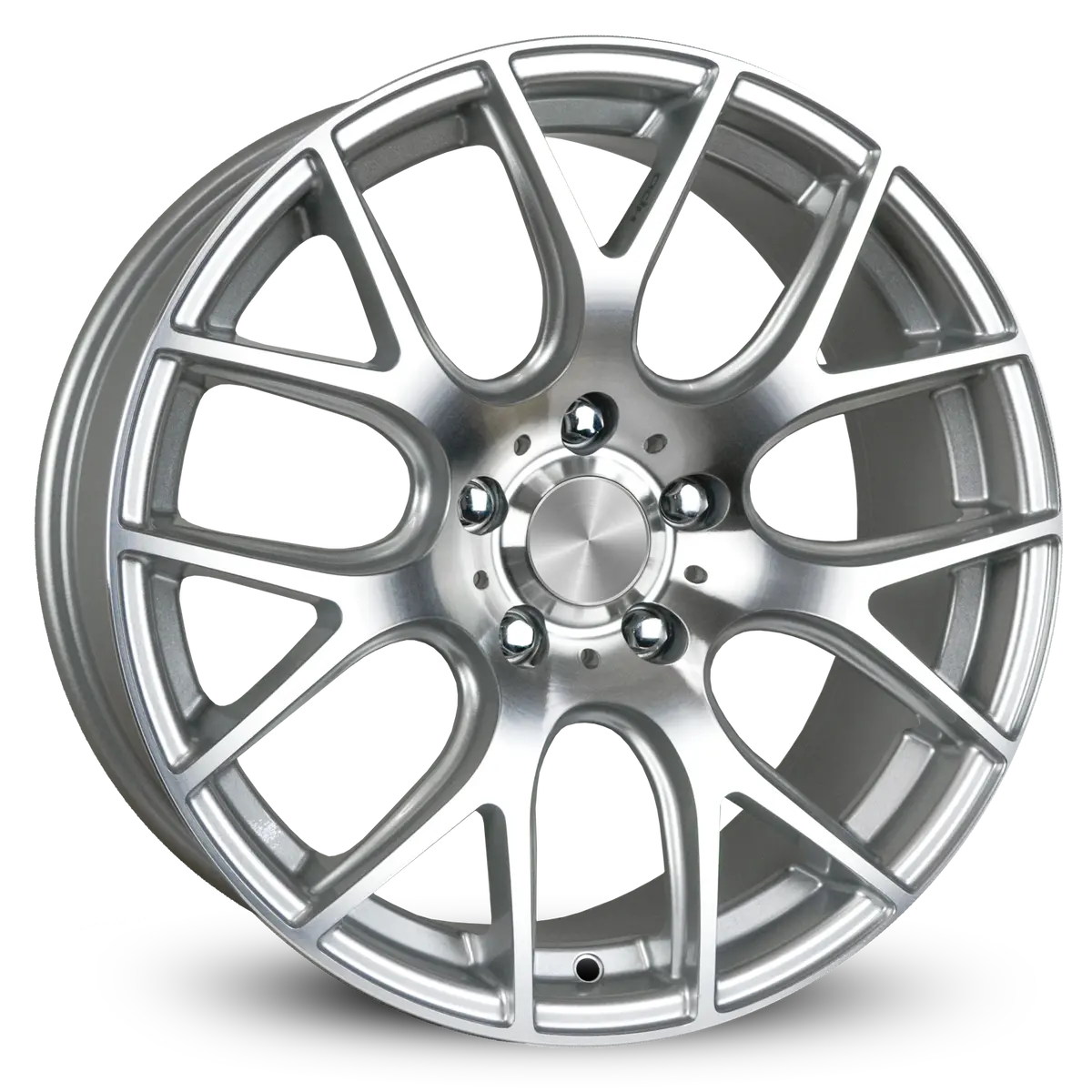 Klassik Rader Pro Spoke 19X8.5 +35 5X112mm Gloss Silver/Machined Face 1