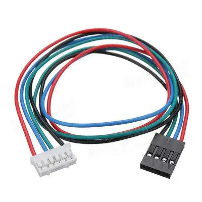 Pure Copper 720Mm Cable With Connector For Nema 17 Stepper Motor 1
