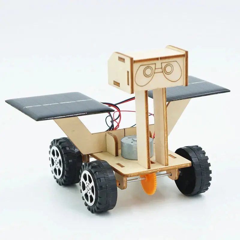 Diy Handmade Lunar Exploration Vehicle Solar Toy Car Physical Model Scientific Experiment Kit 1