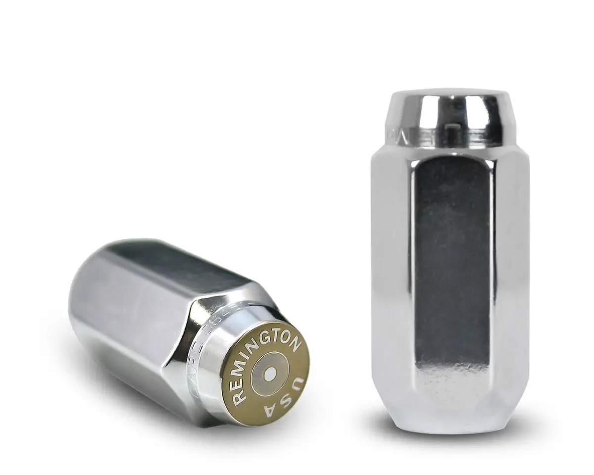 Perfectly Tight Remington 22Mm Hex Tapered Seat 14Mm X 1.5Mm X 35Mm Lgth Chrome 4Pc 1