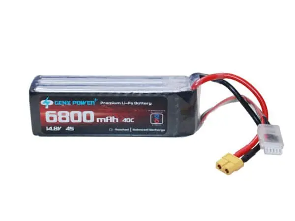 Genx 14.8V 4S 6800Mah 40C / 80C Premium Lipo Lithium Polymer Battery 1