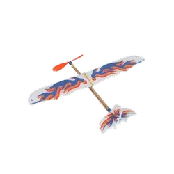 Small Rubber Band Powered Diy Plane Toy Kit Aircraft Model 1