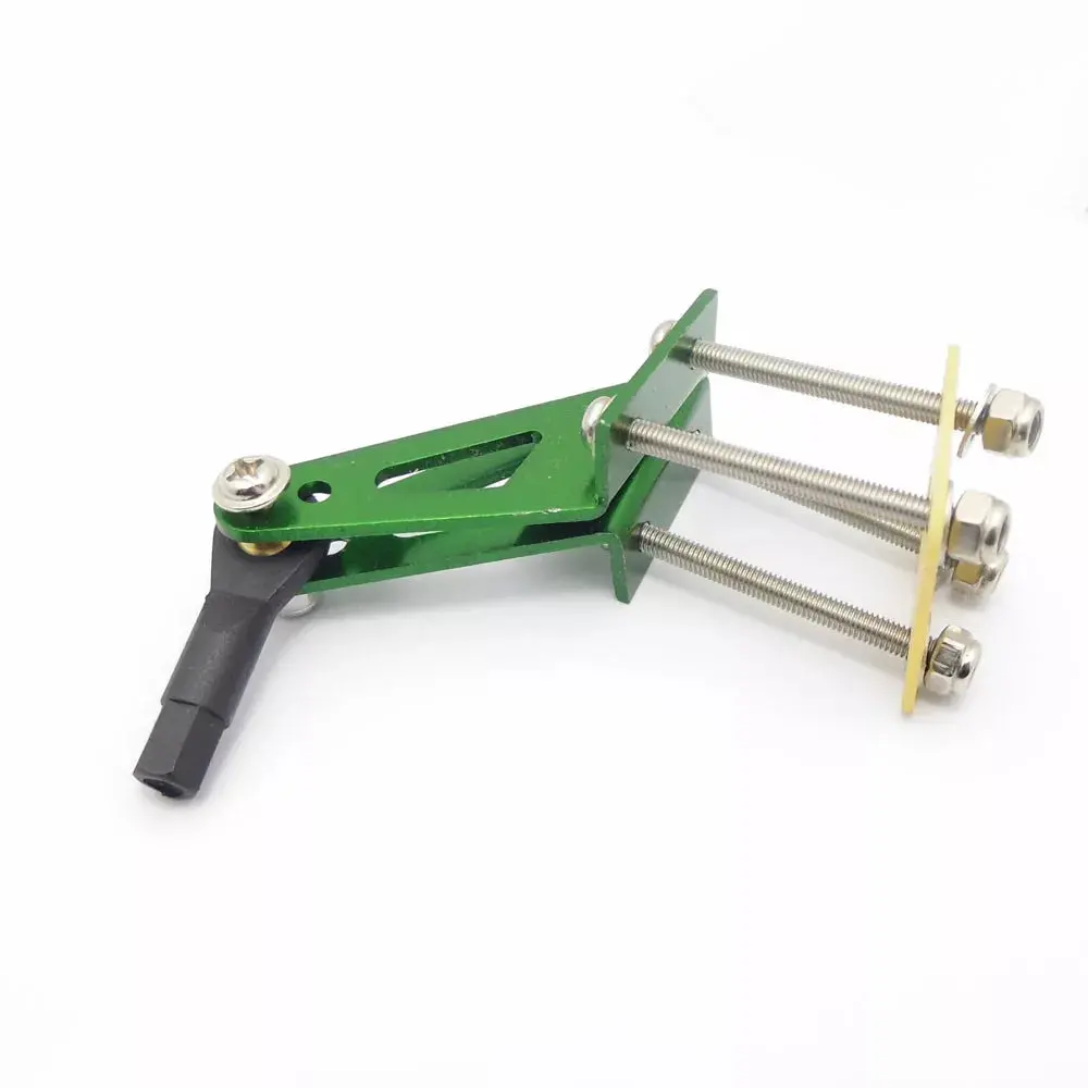 Four-Point Servo Arm Horns Rocker Arm Aluminum Alloy Rudder Angle M3 Ball Head Buckle Rc Plane Model 1