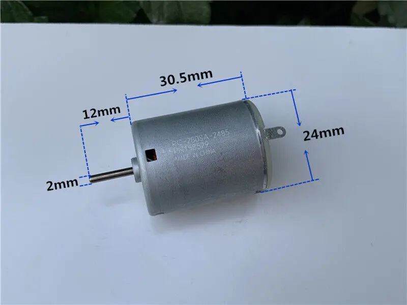 Dc Motor 5-9 V 17000Rpm High Speed Carbon Brush Motor Rc-280Sa-2485 1