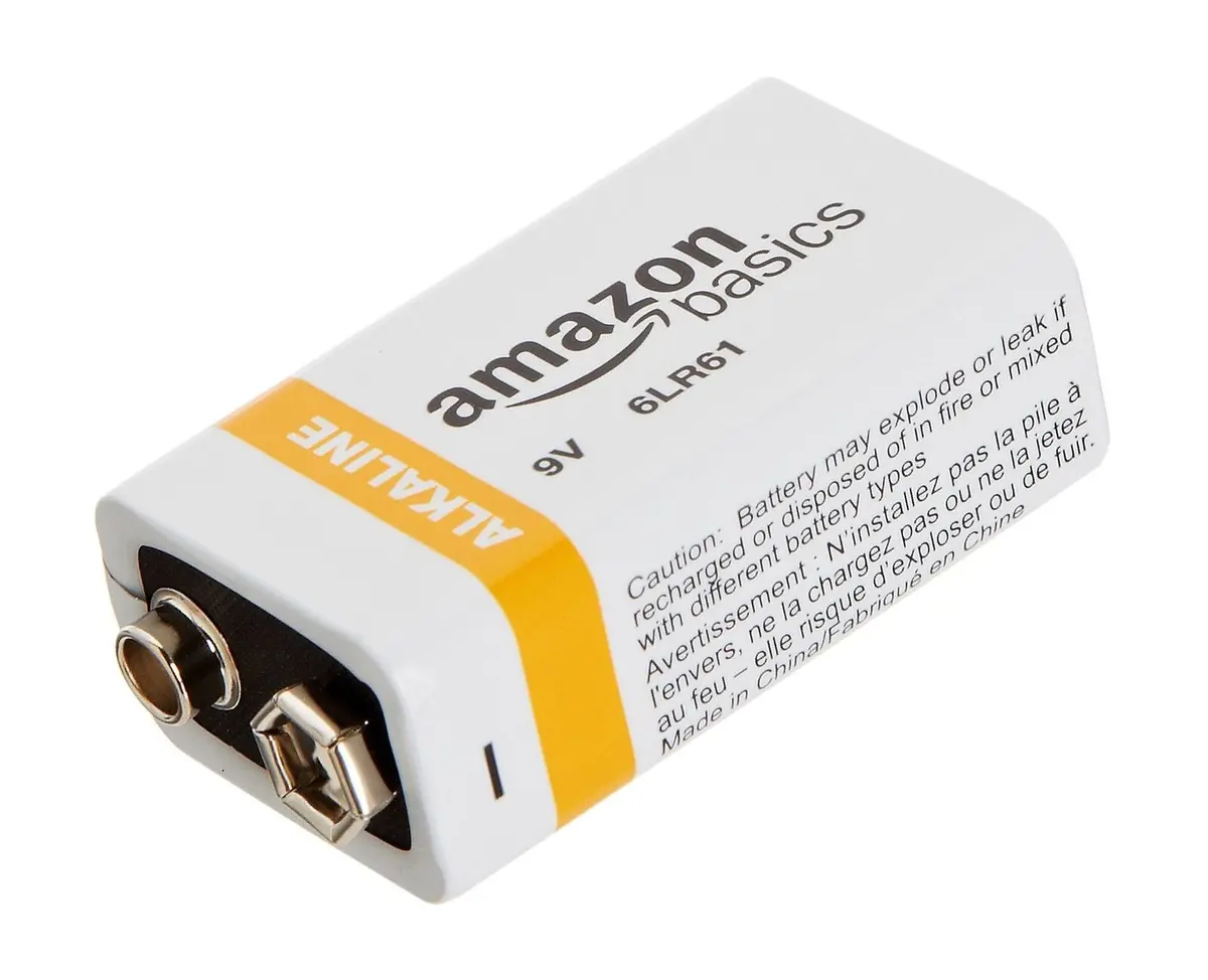 Amazon Basics 9 Volt Everyday Alkaline Battery 2
