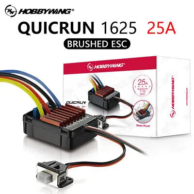 Hobbywing Quicrun 1625 25A Waterproof Brushed Electronic Speed Controller 1