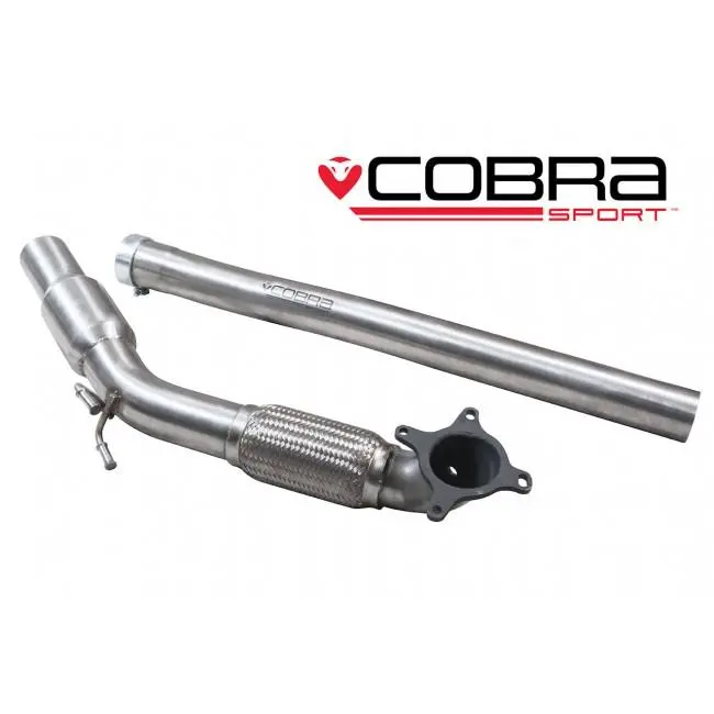 Cobra Sport Seat Leon Cupra R Mk2 1P 2.0 T Fsi (10-12) Sports Cat / De-Cat Front Downpipe Performance Exhaust 4