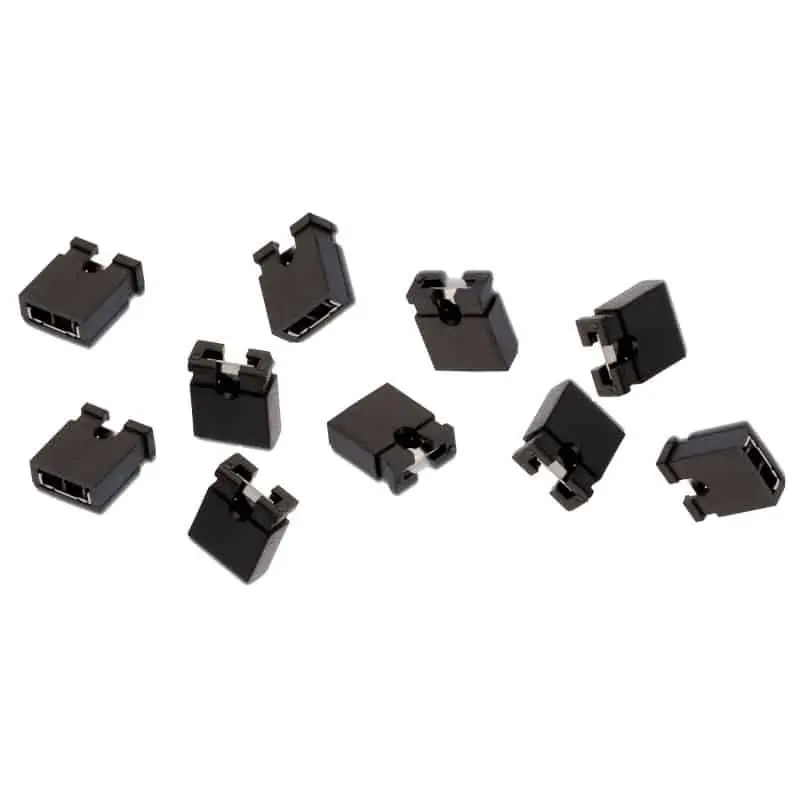 2 Pin Jumper Cap Dupont Connector 2.54Mm Pcb Header Shunts (Pack Of 10) 1
