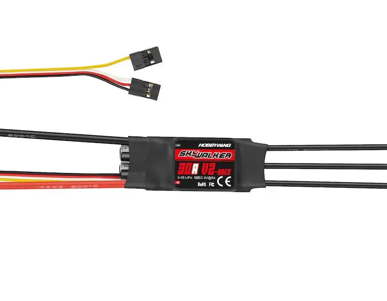 Hobbywing Skywalker V2 Series 30A Esc (30A-4S-V2) (3S-4S) 5A Bec 1