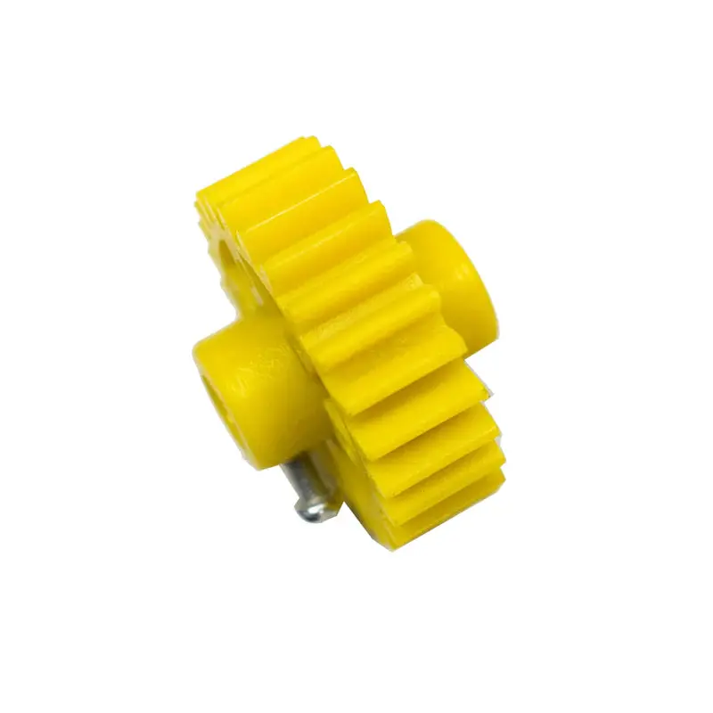 15 Teeth 25Mm Plastic Spur Gear 6Mm Shaft (Yellow) 1