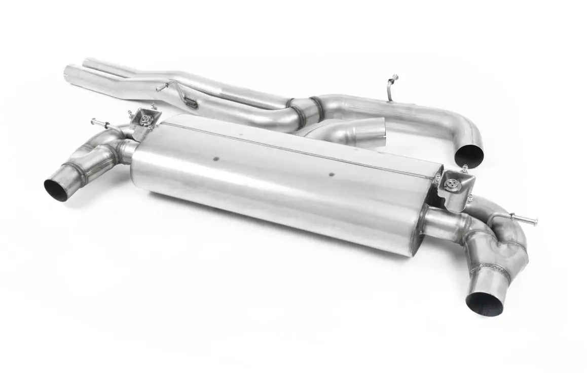 Milltek Cat Back Non-Resonated With Titanium Oval Trims - Tt Mk3 - Ttrs 2.5Tfsi Quattro (Opf/Gpf Models) 1