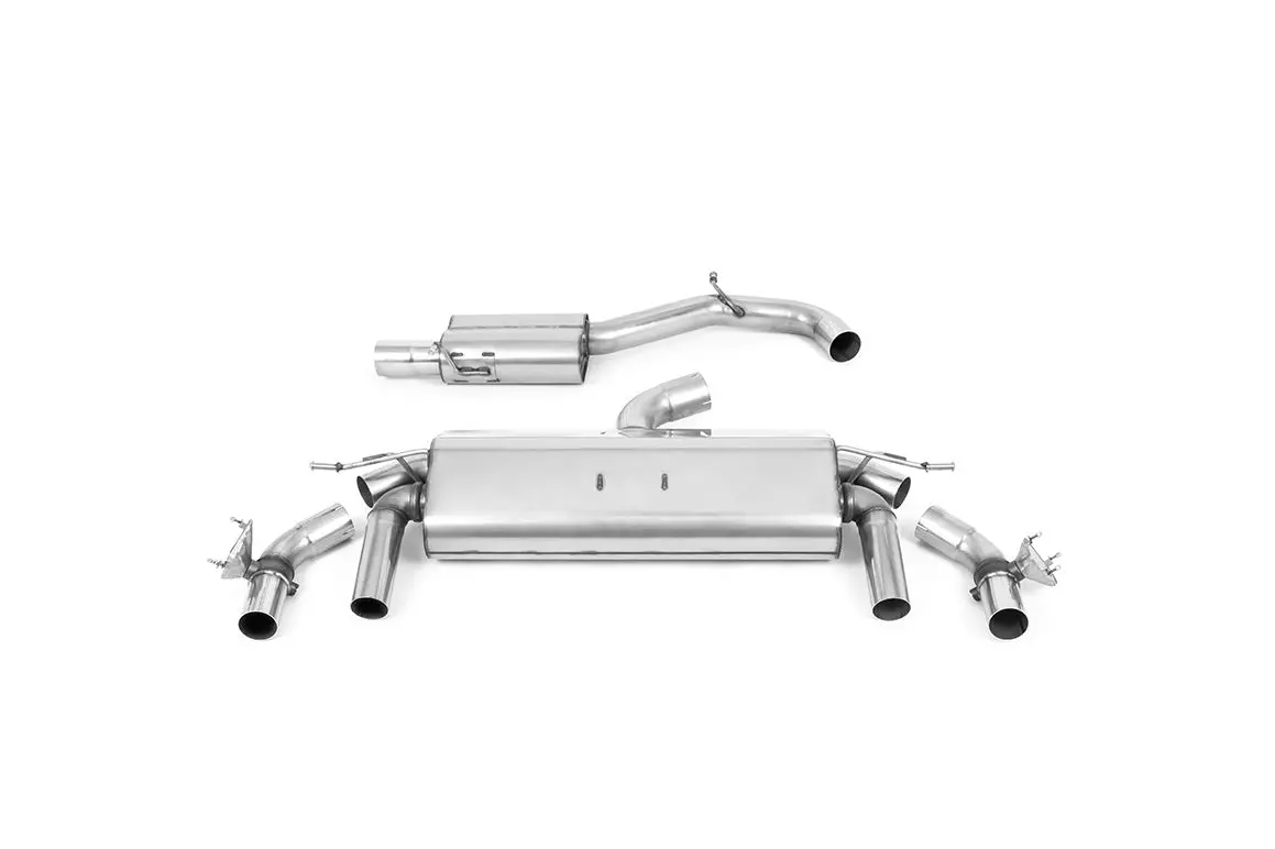 Milltek Cat-Back - Gpf Back - Titanium Gt-100 Tips - T-Roc - R 2.0Tsi 300Ps (With Opf/Gpf) 1