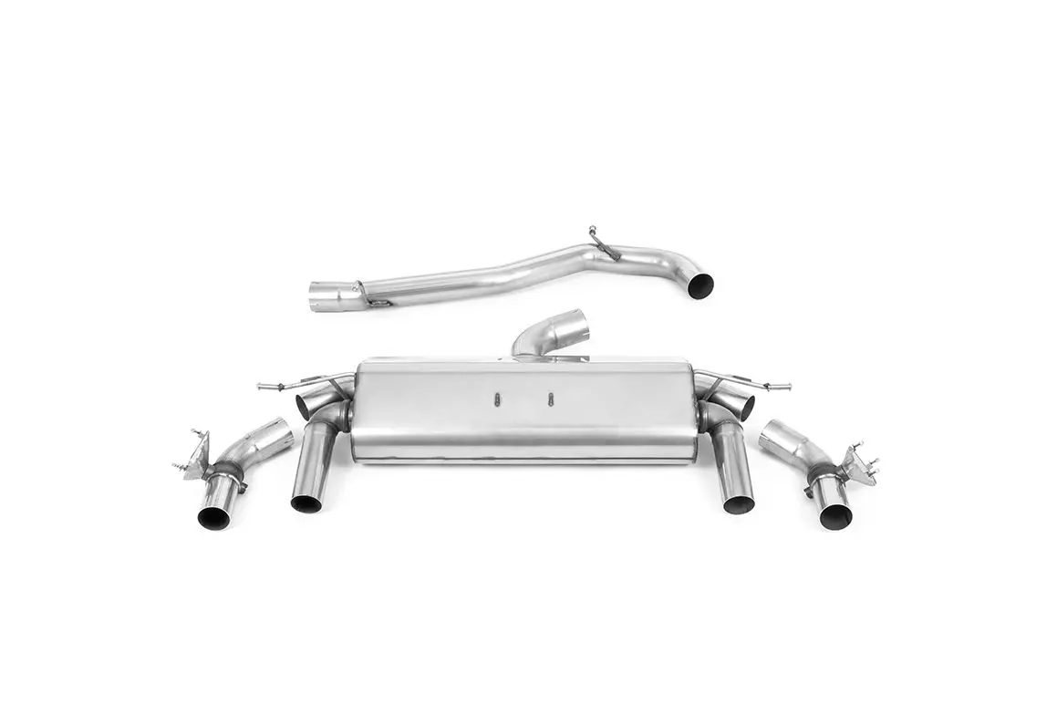 Milltek Cat-Back - Gpf Back - Titanium Gt-100 Tips - Non-Resonated - T-Roc - R 2.0Tsi 300Ps (With Opf/Gpf) 1