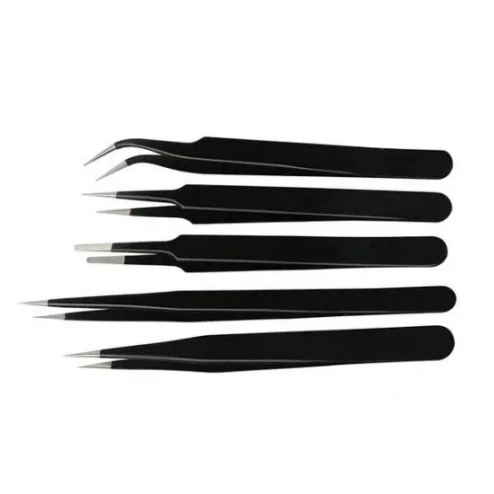 Auto Link Tweezers Set Of 5 (Model 2A, Aa, 7, 5, 9) 1
