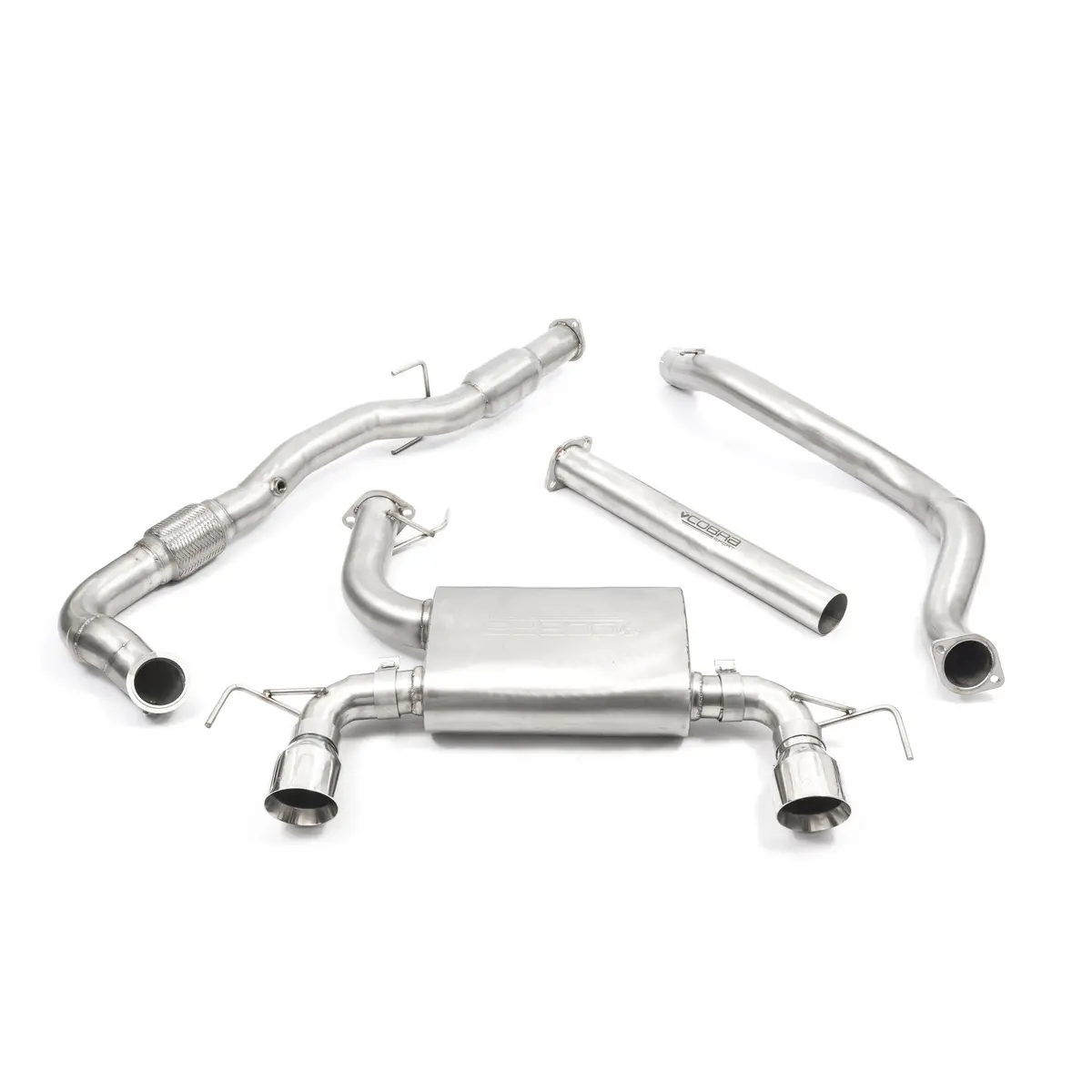 Cobra Sport Vauxhall Corsa D Vxr Nurburgring (07-09) Turbo Back Performance Exhaust 8